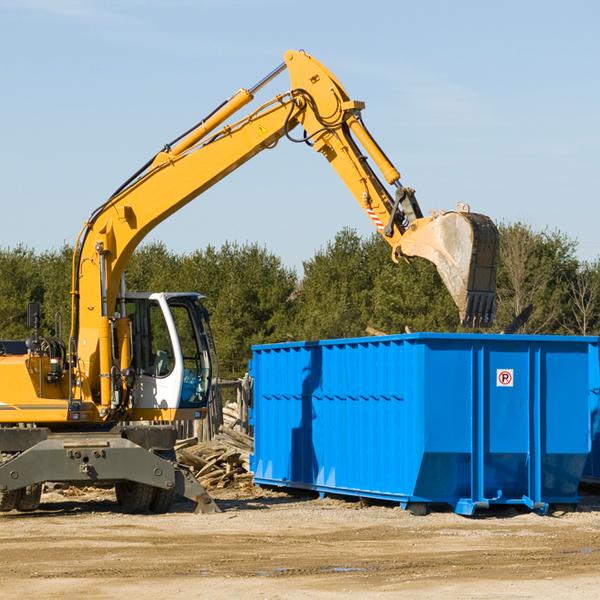 are there any restrictions on where a residential dumpster can be placed in Thatcher AZ